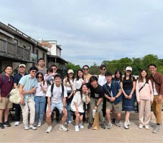 Members of the Hong Kong migrants community of faith pose together