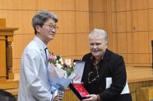  Dr. Margaret Storey being honoured in South Korea.