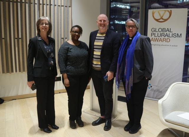 Four participants of the Navigating Queer Identities and Faith panel event.