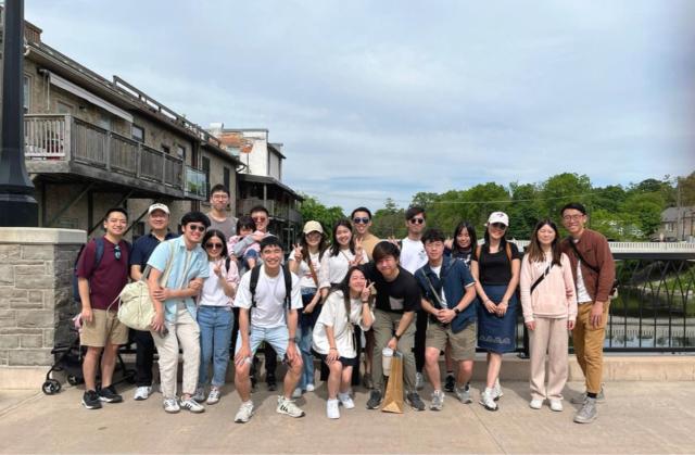 Members of the Hong Kong migrants community of faith pose together