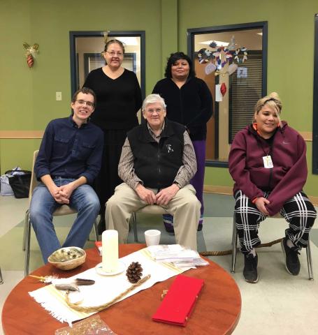 Some of the participants in The Sharing Circle in Winnipeg.