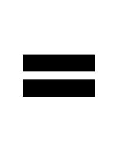 Equal sign